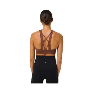 LULULEMON Strong at Heart Bra *Medium Support, C/D Cup Ancient Copper Size 4